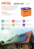 Аккумуляторная батарея DELTA BATTERY GEL 12-85