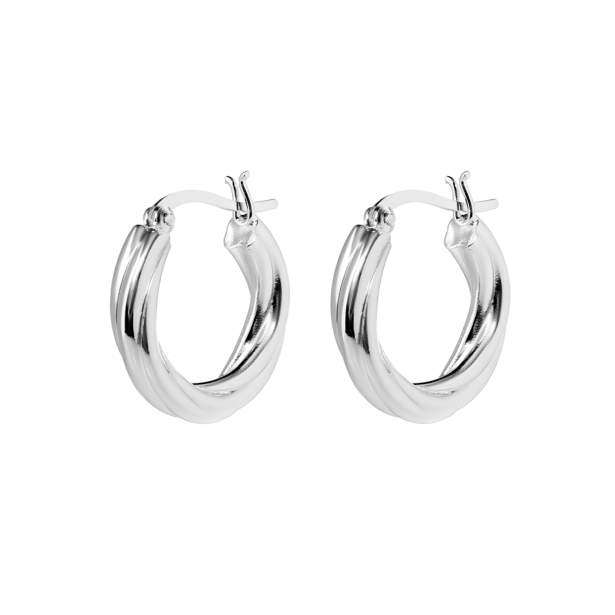 

Серьги Silver Thin Twisted Earrings