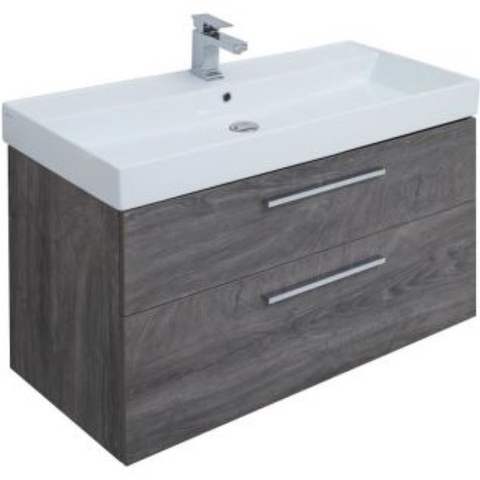 Aquanet 243658 Компл.3 - Тумба Nova 100 2 ящ. цв.дуб рошелье (243658)