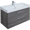 Aquanet 243658 Компл.3 - Тумба Nova 100 2 ящ. цв.дуб рошелье (243658)