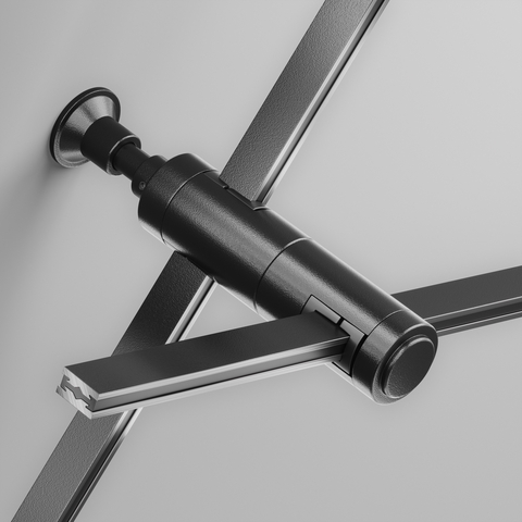 Комплектующие для систем освещения с токоведущими элементами Maytoni Accessories for tracks flarity TRA155CW-D1-B
