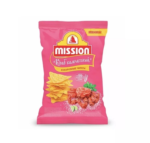 Чипсы MISSION кукурузные краб 90гр