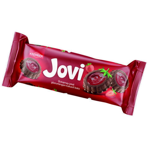 Кекс Krember Jovi кекс с клубничным желе глаз.180гр