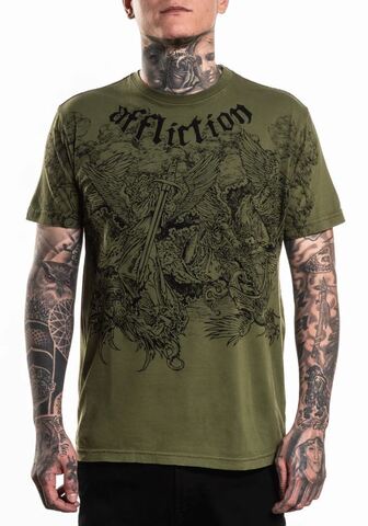 Футболка Angels Tee ML GREEN Affliction