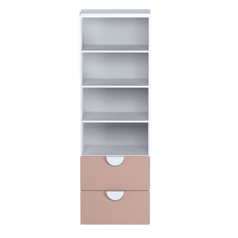 Cтеллаж с 2 выдвижными ящиками ПИКСИ, 60х57х180, мечтательный пион