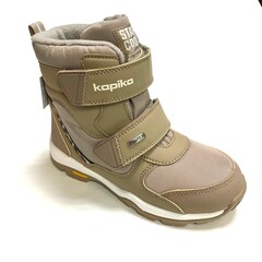 Капика ботинки зимние с мембраной (бежевый) 33-37 43544-1