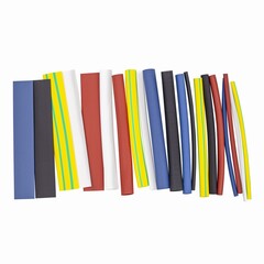 00-1-811 Трубки термоусаживаемые ТТУ, набор 2/1, 4/2, 6/3, 8/4 Ж,З,С,К,Ч,Б, 20х8 см (Very)