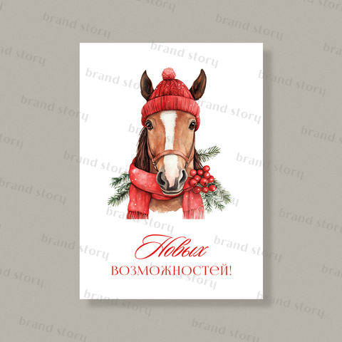 Открытка НГ259 (10 шт.) 7 х 10 см