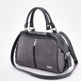 Сумка Саломея 257 македония серый + черный