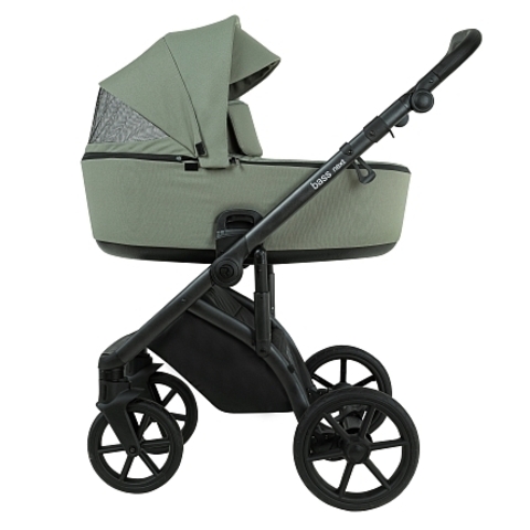 ROAN Коляска 2 в 1 Bass Next короб + прогулка Sage Green/Black