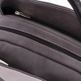 Сумка Саломея 477 мульти итальянский серо-черный