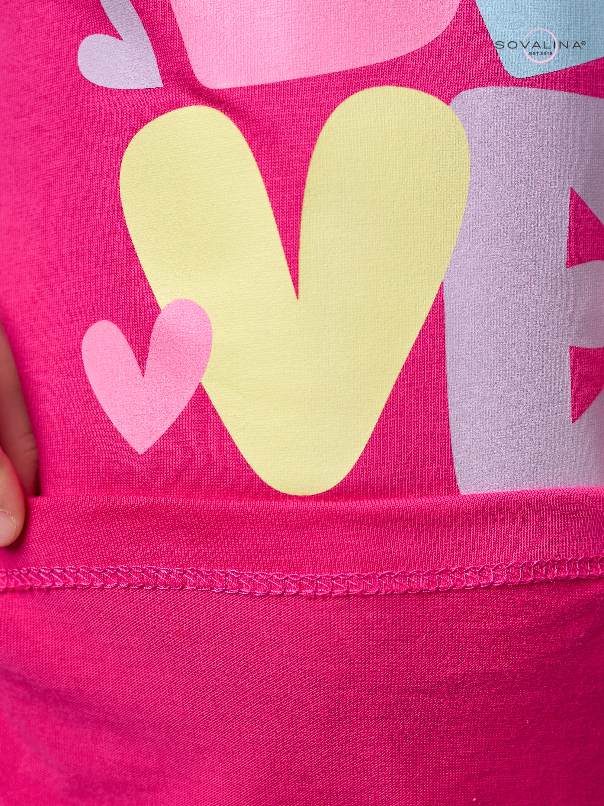 Платье Home фуксия LOVE