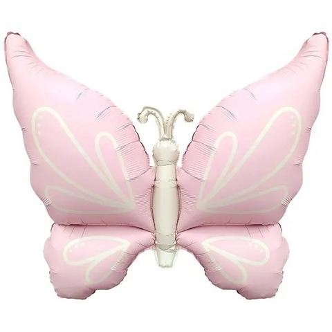 Фигура Нежная бабочка, Розовый, Сатин (Китай)