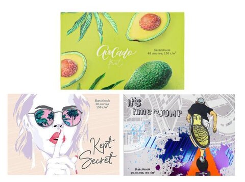 Скетчбук А5 40л. 