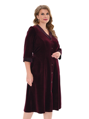 4067 Халат на пуговицах