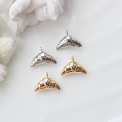 Подвеска Круассан 18*12 мм, позолота, П315