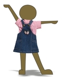 Сарафан - Демонстрационный образец. Одежда для кукол, пупсов и мягких игрушек.