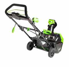 Снегоуборщик Greenworks GD40SB 40V (51 см) аккумуляторный, с АКБ 4 А/ч и ЗУ