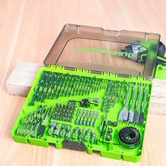 GREENWORKS Набор сверл, бит и коронок в кейсе 90 предметов (2944607)