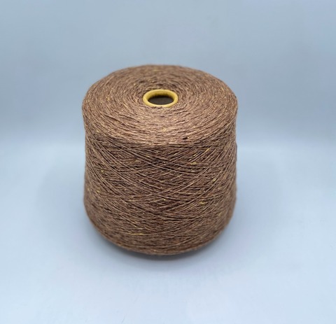 Filcom, Tibet tweed 2/11 550м. 50%Як, 50%Шелк, Ольха,твидовый, 37150