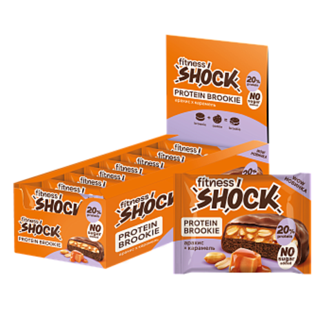 FitnesShock Протеиновое печенье Brookie 