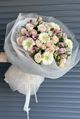 Сборный букет с герберами-мини