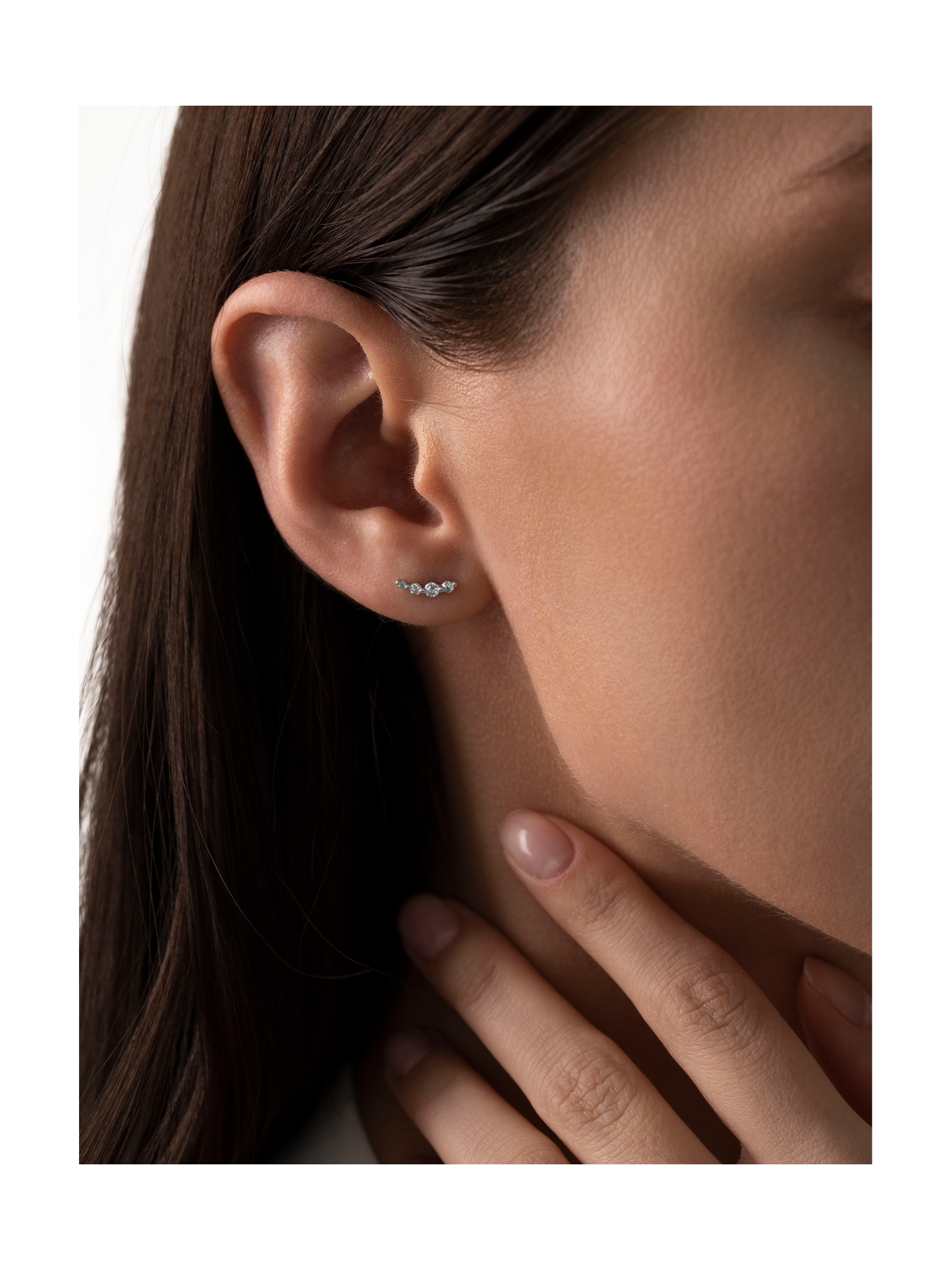 Серьги-гвоздики Схолия