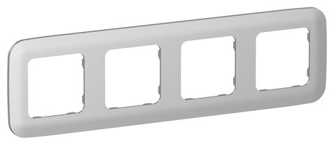 FLITE Рамка 4-мест. РУ-4-А-ФлА ал. IEK