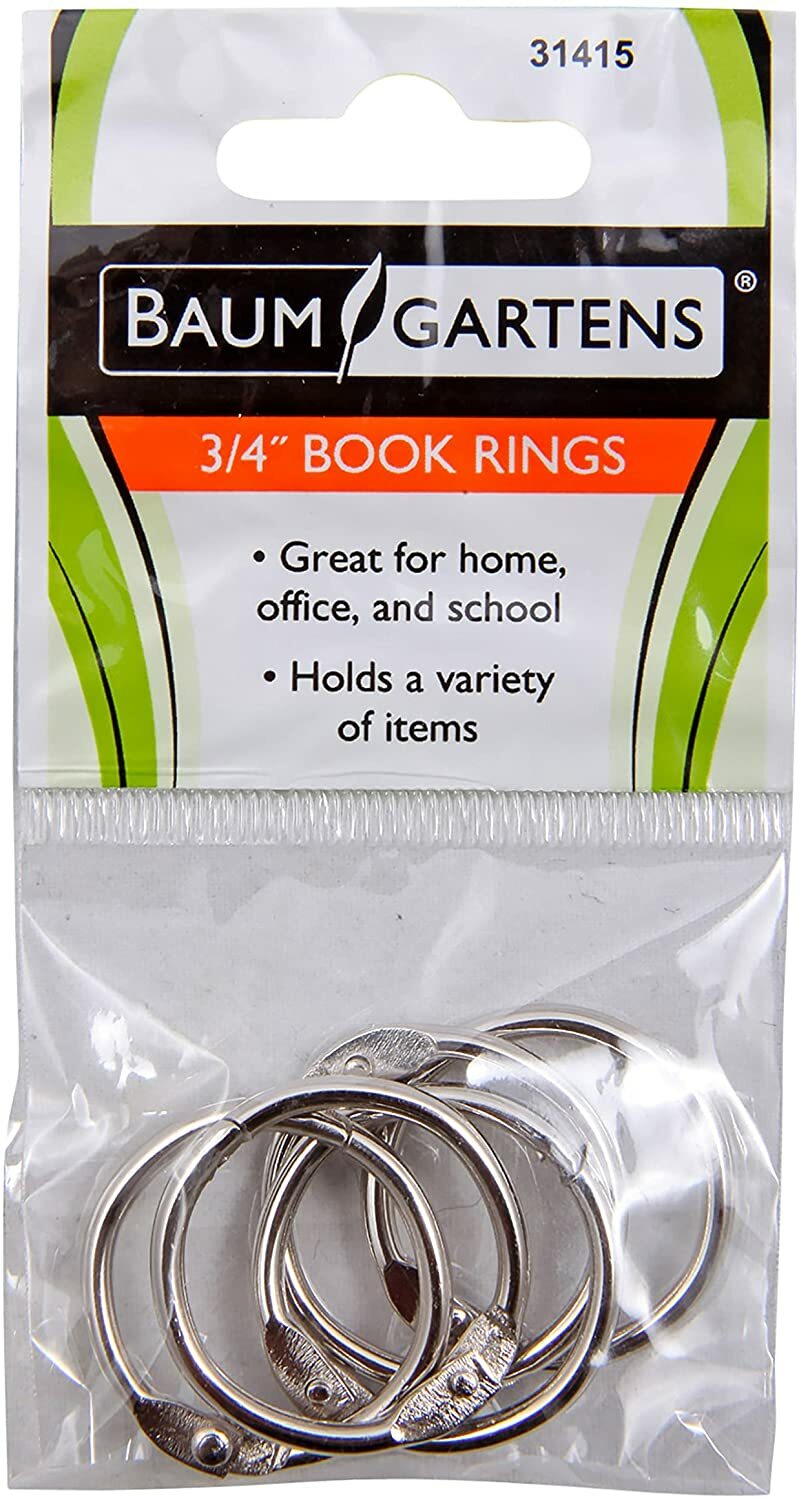 Кольца разъемные Book Rings- 2,2см -5 шт
