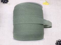Косая бейка х/б, ш. 2 см, оливковый