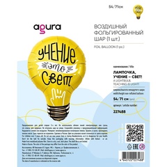 Аг Фигура, Лампочка, Учение это свет, 28''/71 см, 1 шт. (В упаковке)