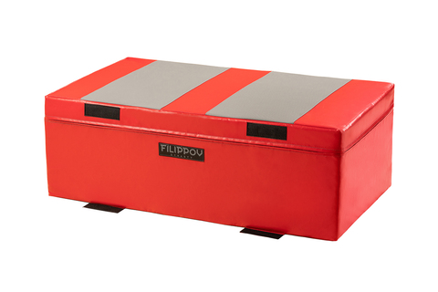 Плиобокс Filippov (Plyo Box)  90/65/60см, красный
