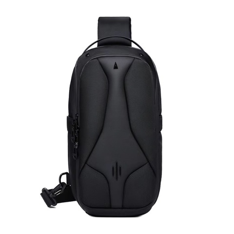 Картинка рюкзак однолямочный Ozuko 9735 Black - 8