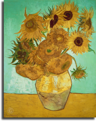 Репродукция "Ван Гог - Подсолнухи"