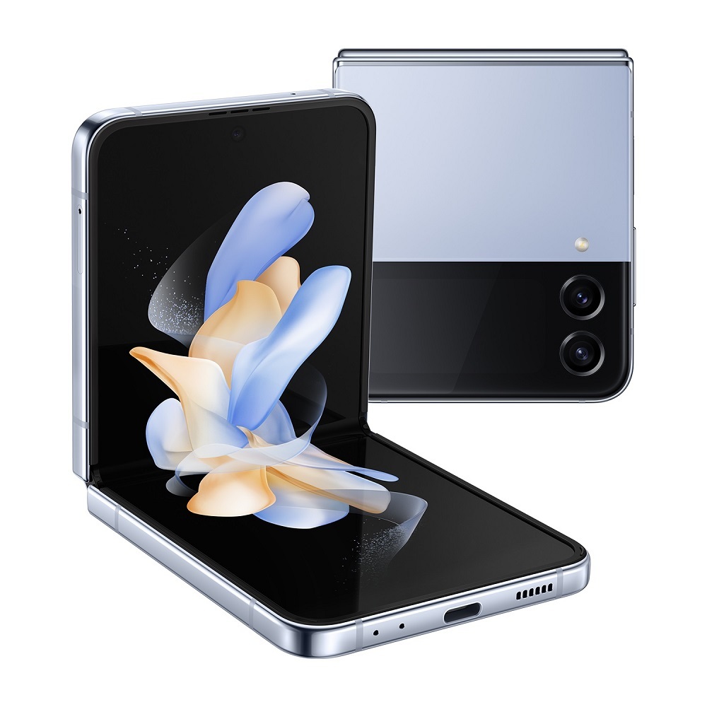Купить Samsung Galaxy Z Flip4 8/256 голубой - на Багратионовской в Москве.