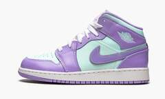 Air Jordan 1 Mid GS "Purple Aqua"