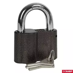 ЗУБР 80 мм, дисковый механизм секрета, навесной замок (3720)