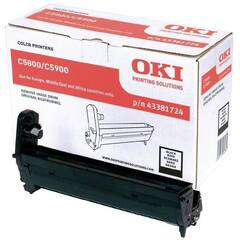 OKI C5800/C5900 Drum-unit black (черный) (43381724)