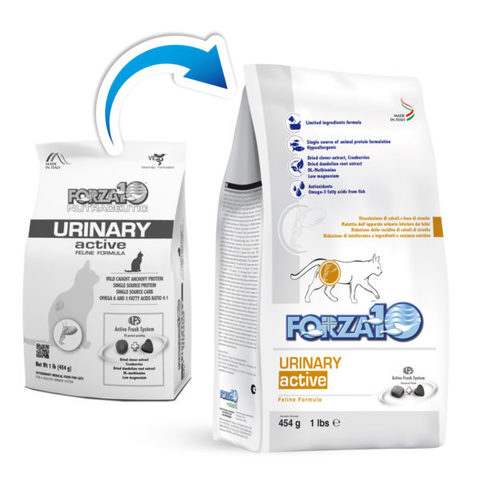 купить FORZA10 ActiveLine CAT Urinary Active сухой корм для взрослых кошек, диетический рацион при заболеваниях мочевыводящих путей