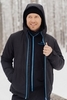 Утеплённая прогулочная лыжная куртка Nordski Montana Black мужская