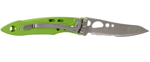 Нож перочинный Leatherman Skeletool Kbx 89 mm, зеленый, кробка картонная (832384)