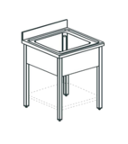 фото 2 ВАННА МОЕЧНАЯ APACH CHEF LINE LS86-54 на profcook.ru