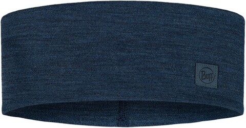 Картинка повязка Buff Headband Midweight Wool Solid Night Blue - 2