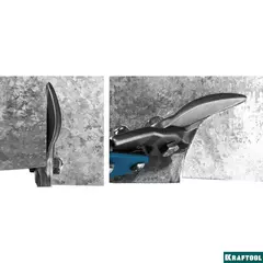 KRAFTOOL Alligator, 250 мм, правые усиленные ножницы по металлу с выносом (2328-OR)