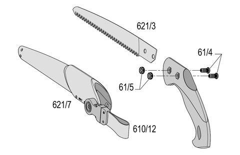 Лезвие сменное 621/3 для пилы Felco621