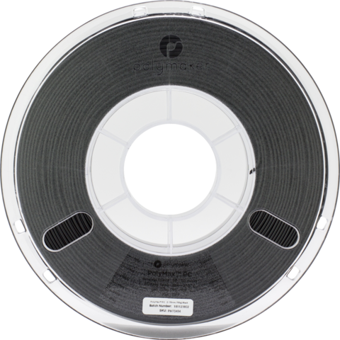 Пластик для 3D-принтера PolyMaker PolyMax PC, 1.75 мм, 0,75 кг, Черный