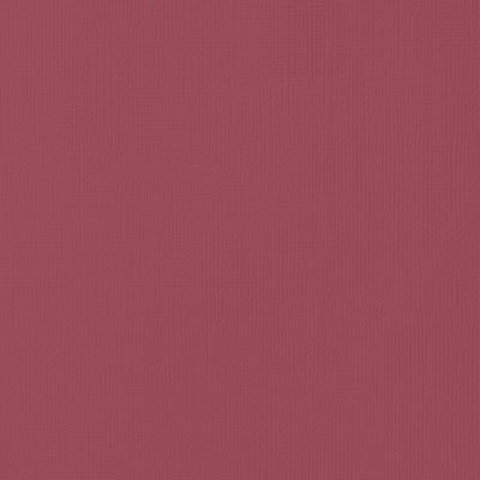 Текстурированный кардсток 30х30 American Crafts Textured Cardstock - Цвет Crimson