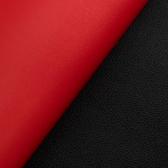 Образец цвета скатерти круглой черная-красная 110 см