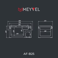 Компрессорный автохолодильник Meyvel AF-B25 (12V/24V/220V, 25л)