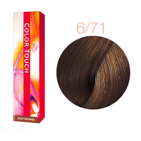 Wella Professional Color Touch Deep Browns 6/71 (Королевский соболь) - Тонирующая краска для волос